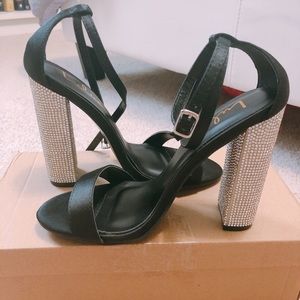 Super Classy Black Studded Heels